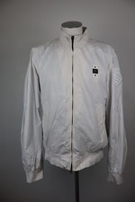 BLAUER GIUBBINO LEGGERO UOMO TG 2XL MAN VINTAGE CASUAL JACKET GIACCA ZIP LOGO