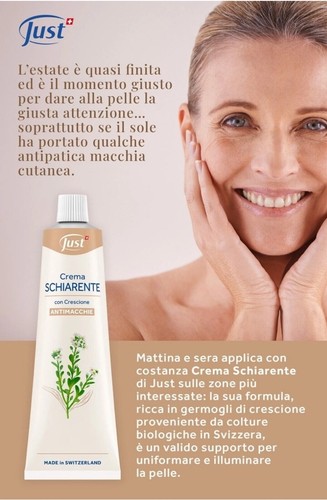 Crema schiarente just 100ml - crema,