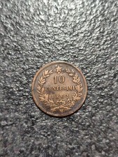 Moneta 10 Centesimi 1862 Zecca Milano