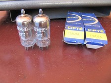 12AU7 ecc82  CIFTE    2 valvole  NEW NOS  nuove   rare