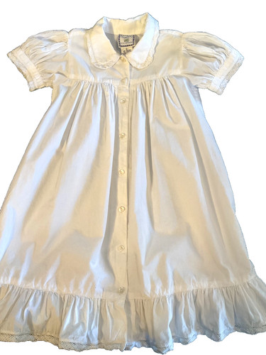 Abito lungo bianco cotone