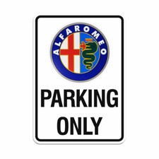 Alfa Romeo Cartello Parking