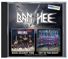 Banshee Double Album “Race Against Time” / “Cry In The Night” CD +free Streaming