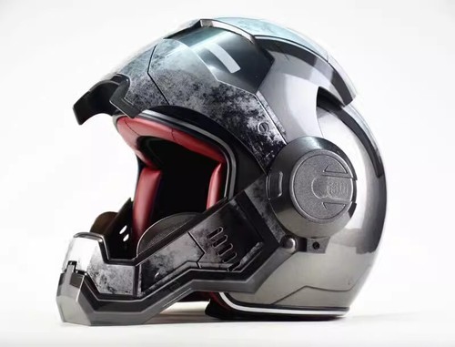 Casco moto iron man - casco,