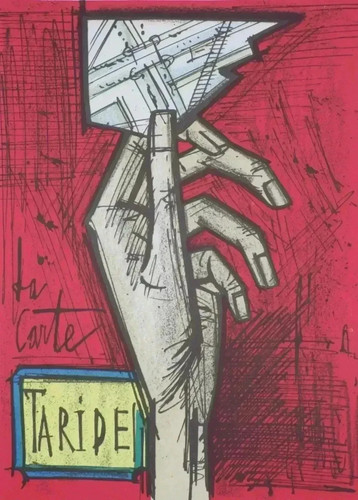 Bernard buffet carta - bernard,