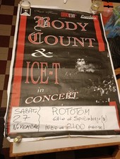 Body Count & ICE T In Concert Rototom Gaio Di Spilimbergo  Italy poster 1993