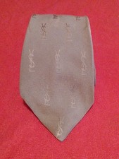 YVES SAINT LAURENT VINTAGE MADE IN ITALY CRAVATTA TIE KRAWATTE ネクタイ (nekutai)