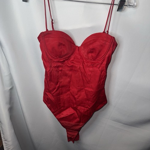Body zara rosso raso san - zara,
