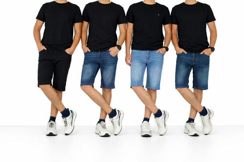 Pantaloncini jeans uomo