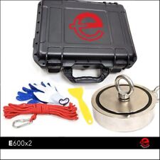 MAGNETE F600x2 600KG.X2 1200KG RECUPERO METALLI METAL DETECTOR CALAMITA CORDA