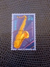 2019 Giappone Japan Nippon Strumenti Musicali Sax Italiano 4 Yen Scott n 4363i 