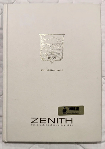 Rarissimo catalogo zenith - rarissimo,