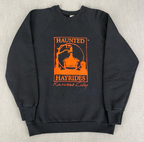 Felpa nera anni haunted - felpa, 90