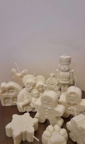 Candele natalizie fatte - candele, a