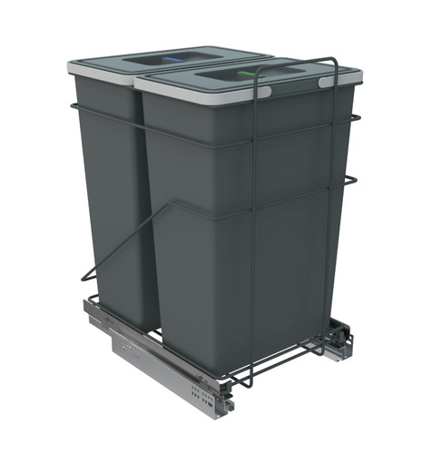 Pattumiera armadio grigio 500