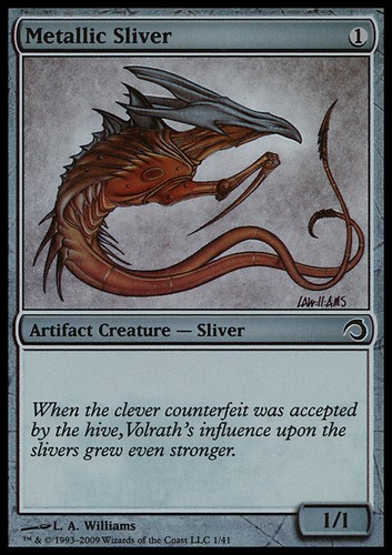 Mtg metallic sliver foil - metallic,