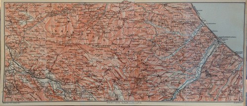 Carta geografica vintage gran - geografica,