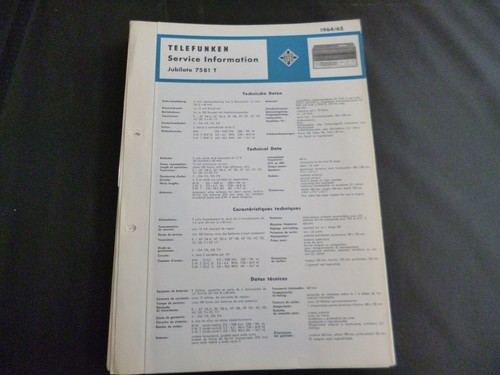 Original service manual - original,