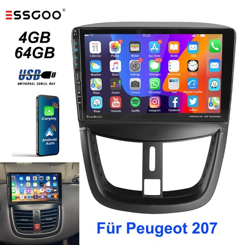 64g per peugeot 207 cc - 4+64g,