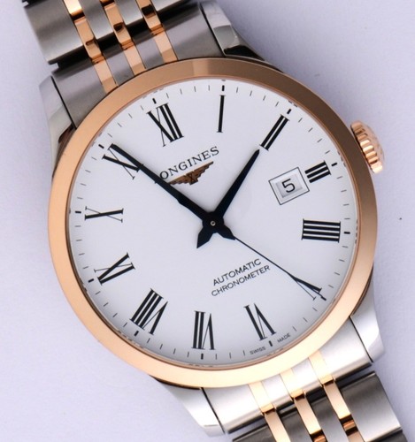 Longines record 40mm gold - 40mm,