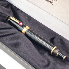 Penna Montblanc Boheme Rouge et Noir Retractable stilo fountain pen  14k nib