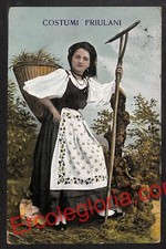 ak2280 - CARTOLINA D'EPOCA - Udine Città - Costumi Friulani