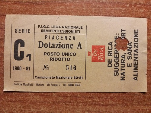 Calcio biglietto piacenza - calcio,