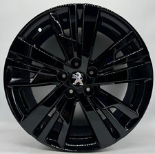 4 cerchi lega peugeot 3008 5008 detroit r18 nero lucido lt004319