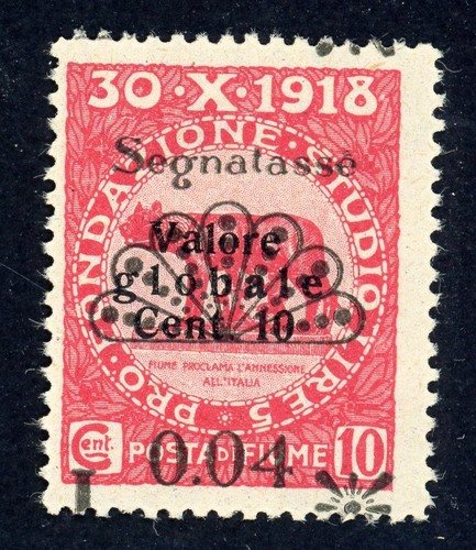 Fiume 1921 segnatasse - -,