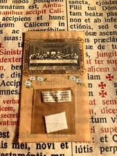 RELIC Suore Carità Santa Croce - St. M.T.Scherer: cartolina dipinta a mano - 1938!