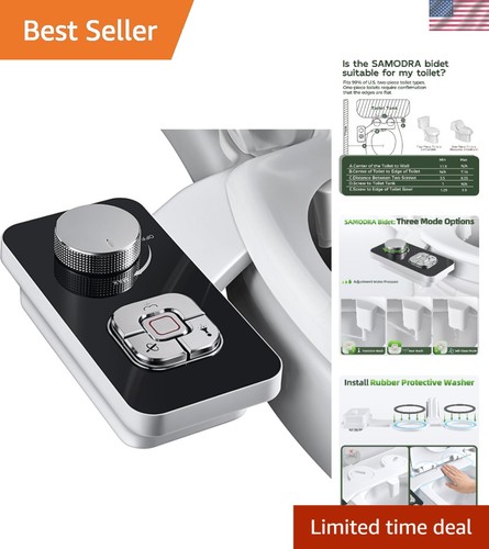 Cold water bidet toilet seat - water,