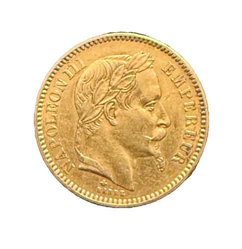 Francia 1864 oro franchi - a, 20