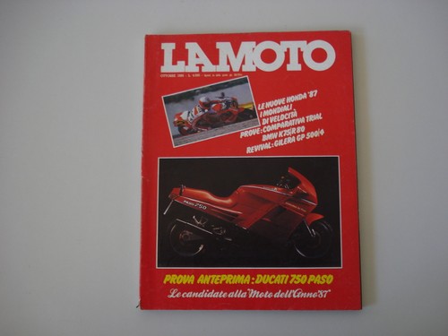 Moto 1986 ducati - la, 10/1986