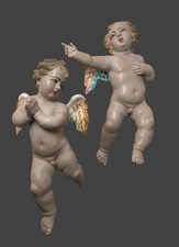 Coppia puttini angeli occhi di