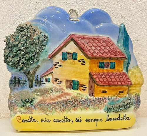 Targa formella ceramica - /,