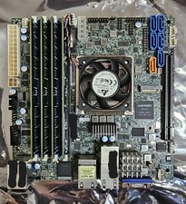 Supermicro X10SDV-TLN4F Xeon D-1541 w. 32GB RAM