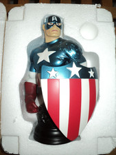Bowen Designs Marvel 7" CAPTAIN AMERICA WWII Mini Bust Statue 0649 of 1300