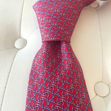 Cravatta uomo Hermes seta blu