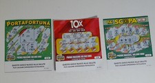 3 Gratta e Vinci - Fai Scopa New - Portafortuna Mini - 10X Nuovo - anni 2000