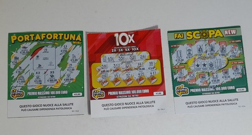 Gratta vinci fai scopa - e,