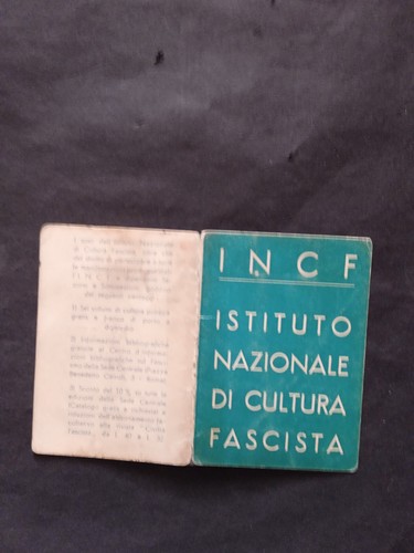 Tessera istituto naz - istituto, naz.