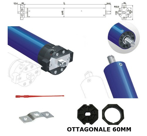 Motore per tapparelle 20 - kg,
