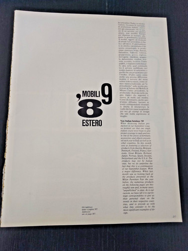 1989 mostra salone milano - mostra,