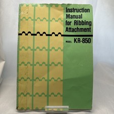 Instruction manual for ribbing - instruction,