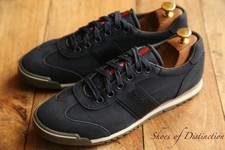 Prada Blu Navy Canvas Scarpe