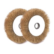 2 spazzole in filo di acciaio 150 mm spazzola a disco spazzola rotonda spazzole in filo spazzola in ottone