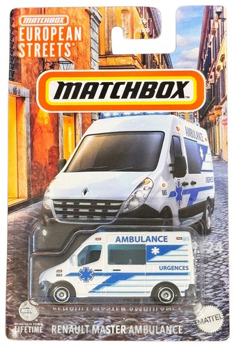Matchbox 2024 strade - matchbox, europee
