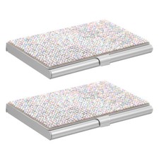  2 Pcs Portabiglietti Da