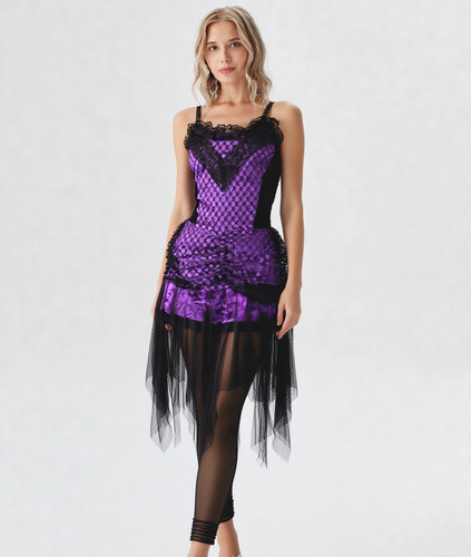 Vestito corsetto pizzo gotico - corsetto,