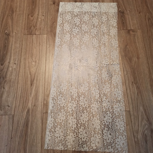 Tessuto pizzo floreale - , bianco